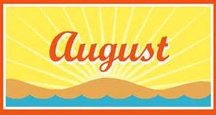 Free august clipart