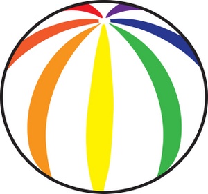 Free beach ball clipart free clip art images image 4
