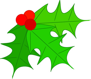 Free christmas clip art holly free clipart images 4