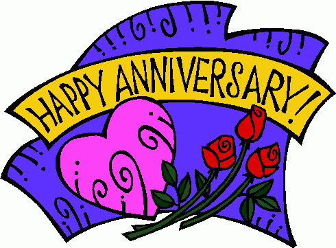 Free clip art happy anniversary