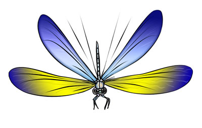 Free dragonfly clip art 3