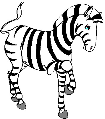 Free zebra clip art clipart