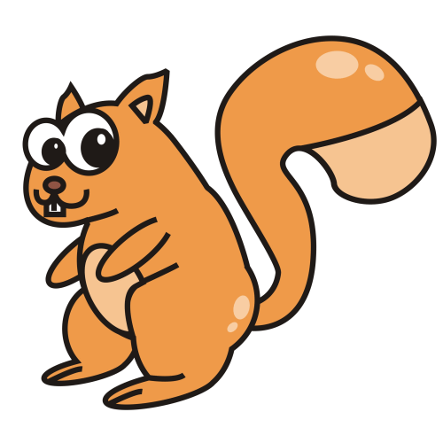 Funny squirrel clipart free clipart images