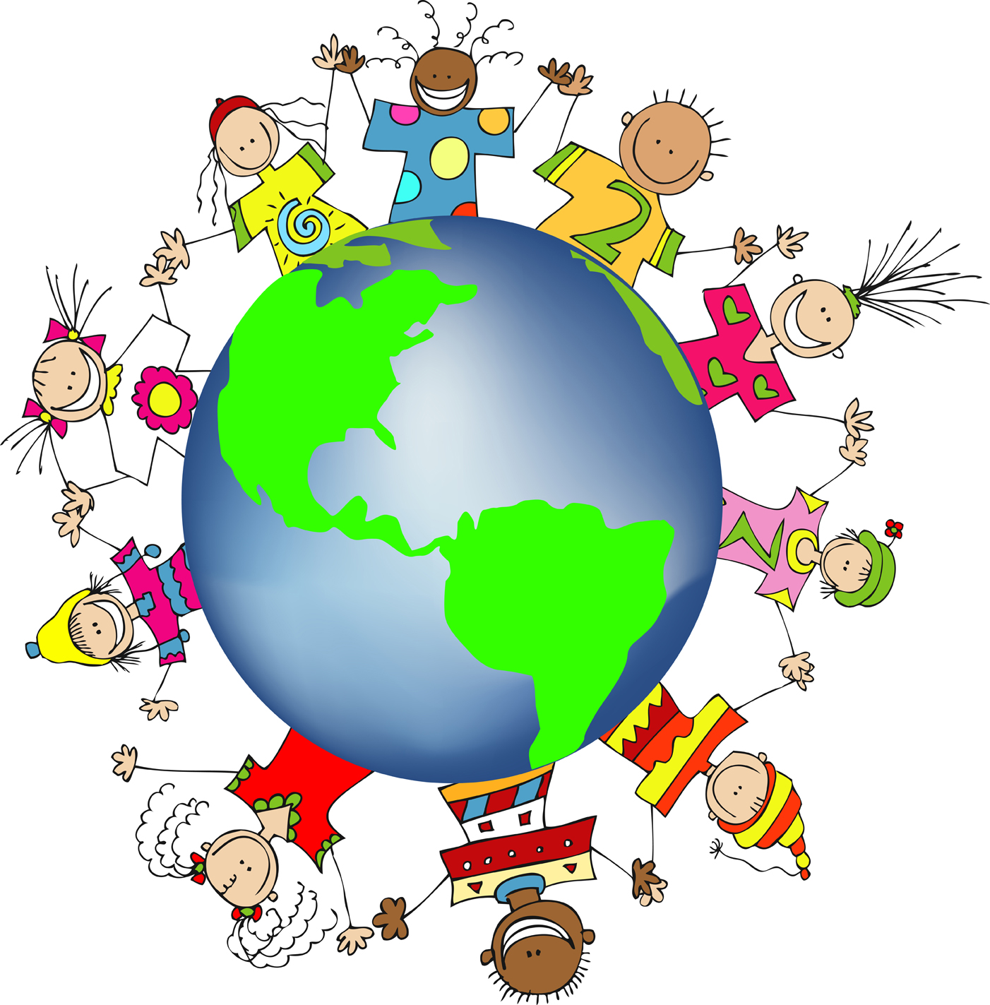 Group of kids clipart free clipart images