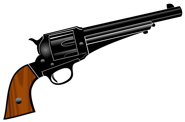 Gun clip art at vector clip art image