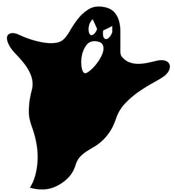 Halloween ghost clipart 2 image