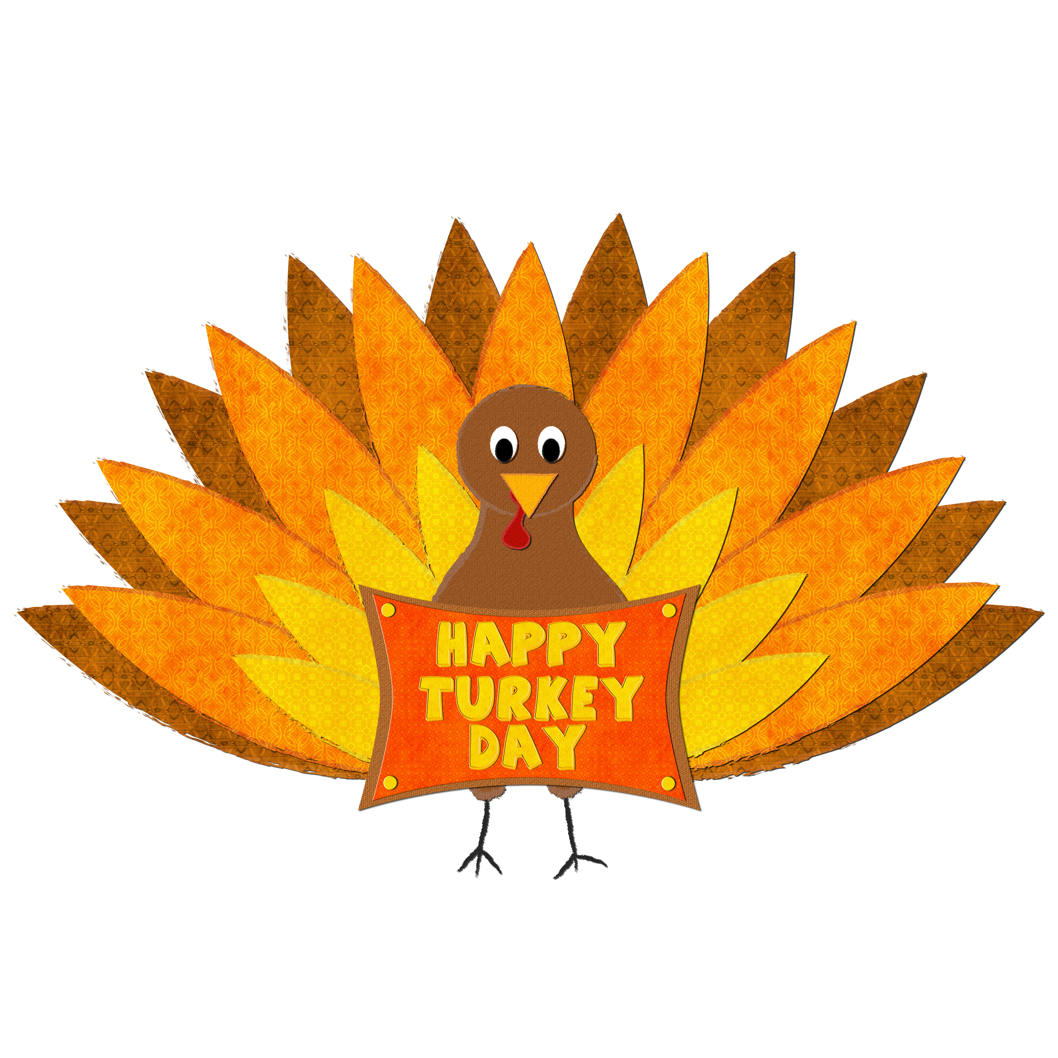 Happy thanksgiving turkey clipart clipart kid 4