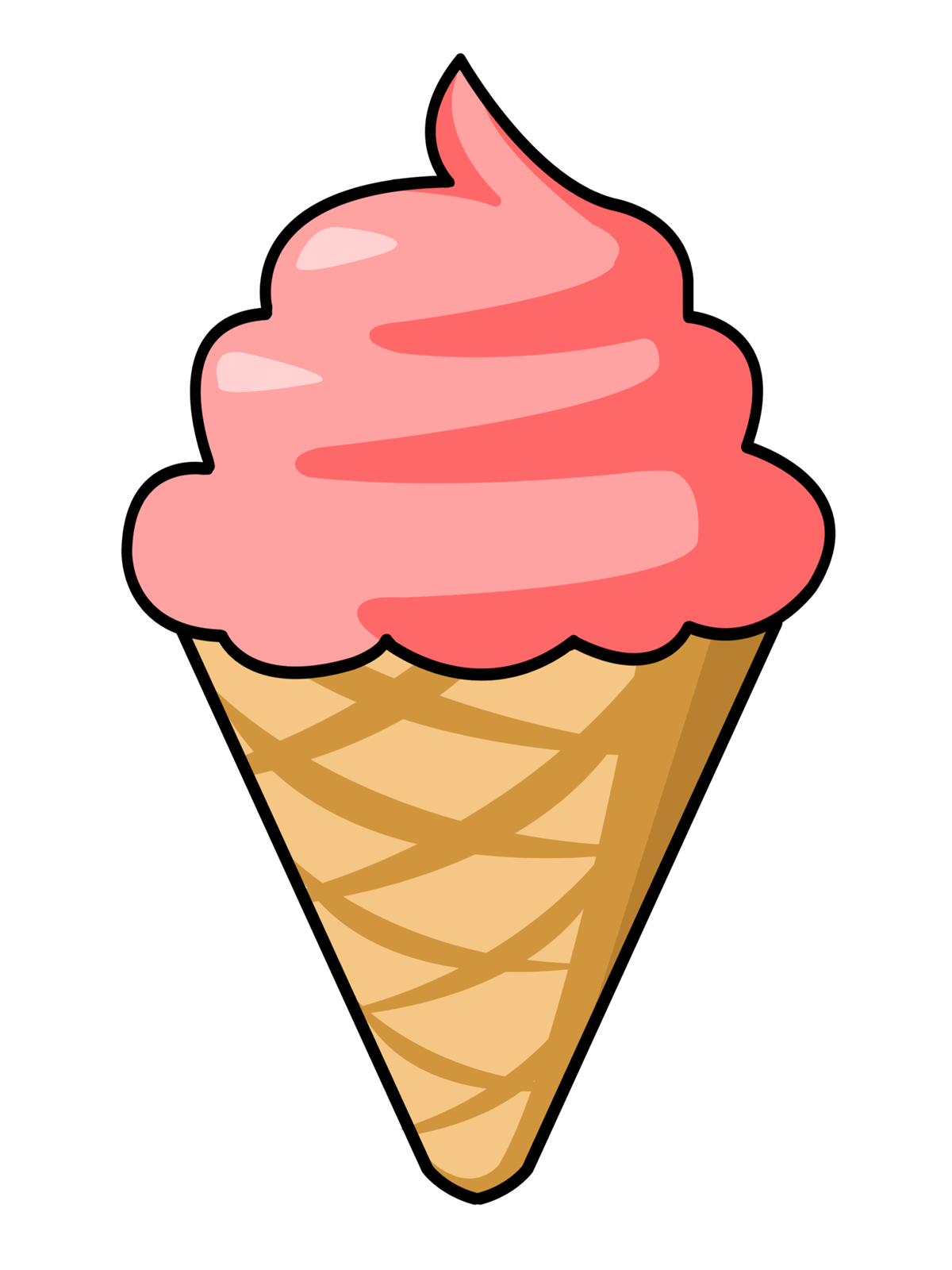 Ice cream cone ice cream animated clipart clipart kid 4