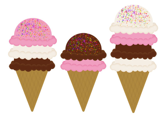 Ice cream cone ice creamne clip art 4 image 6