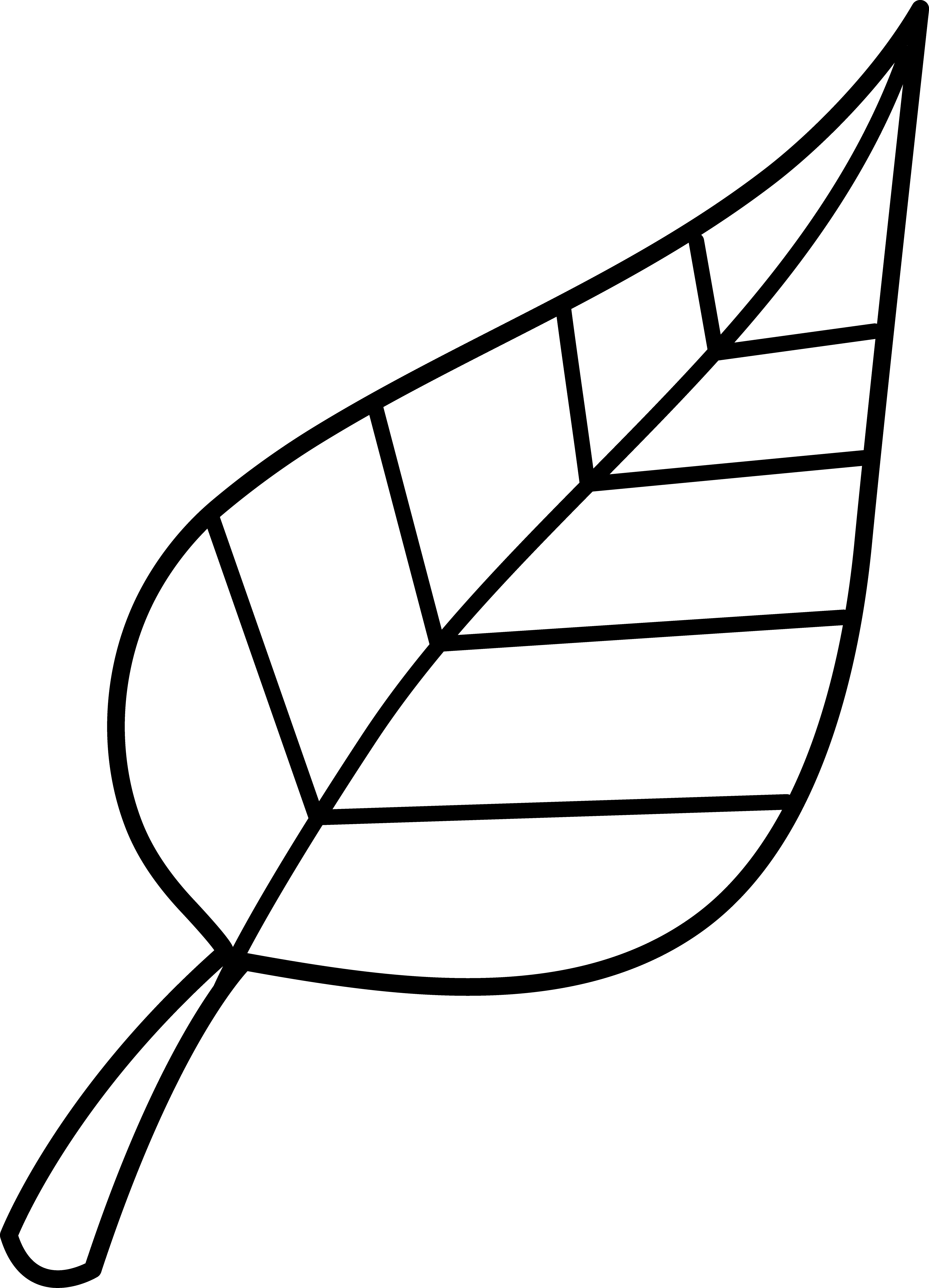 Leaves leaf clip art black and white free clipart