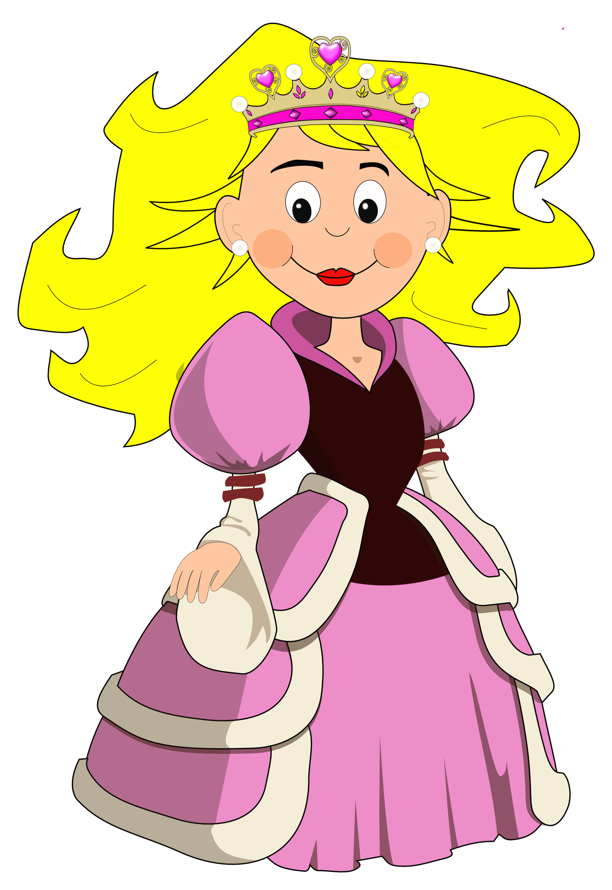 Medieval princess clipart free clipart images