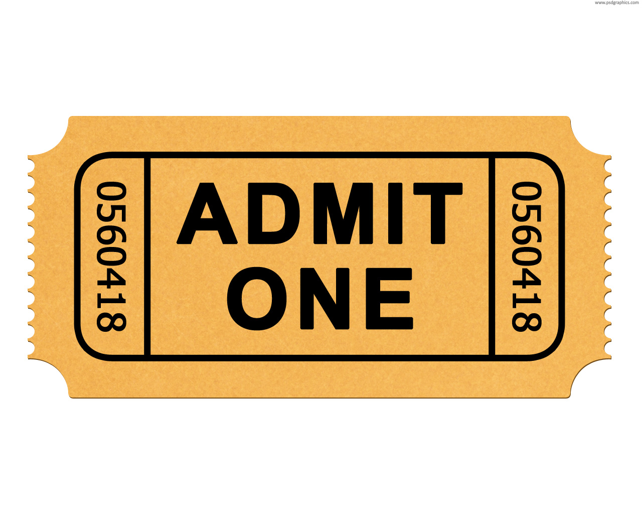 Movie ticket clipart free clipart images
