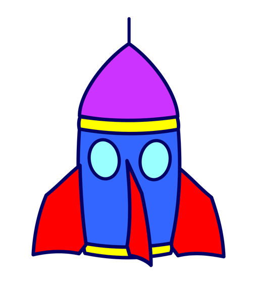 New rocket clip art at clker vector clip art clipartix