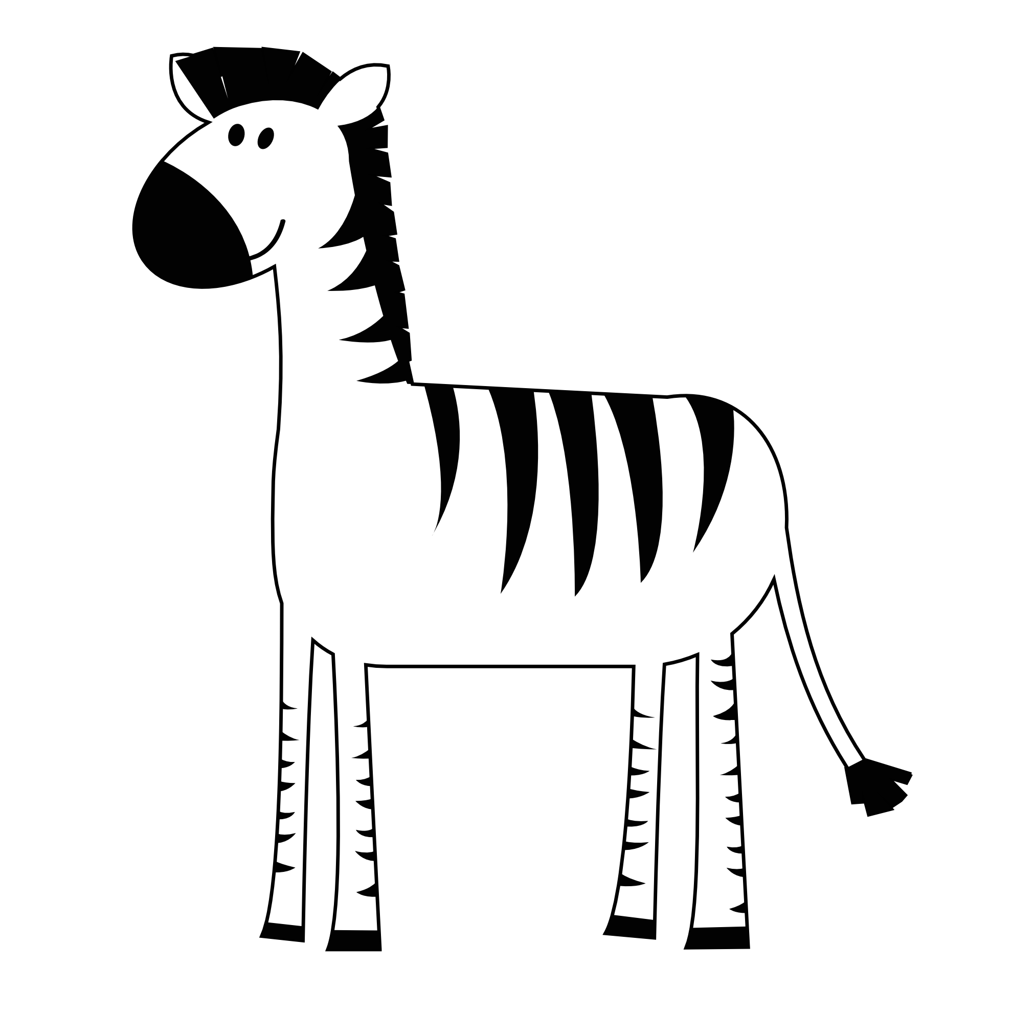 Pink zebra clipart free clipart images