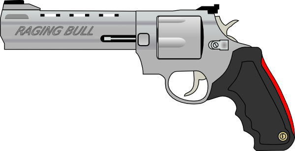 Pistol gun clip art free vector 4vector