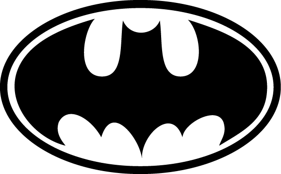 Printable batman logo clipart 2