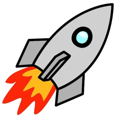 Rocket clipart black and white free clipart images 2