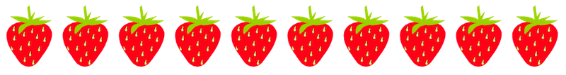 Strawberry scrapbooking fruit borders strawberries cherries pears cliparts