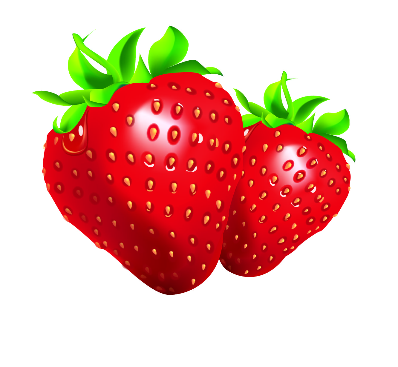 Strawberry silhouette vector hubprime cliparts