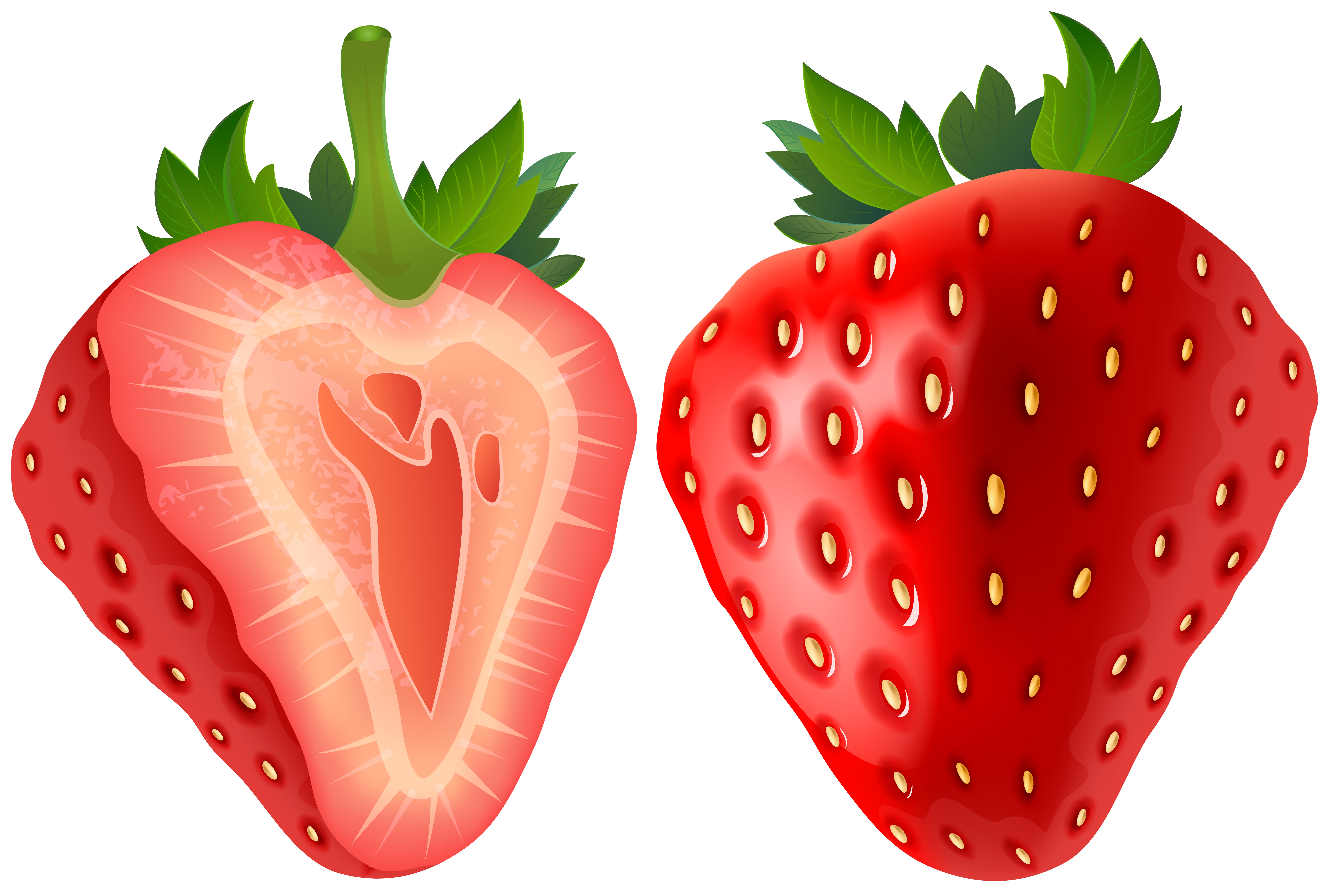 Strawberry transparent clip art image