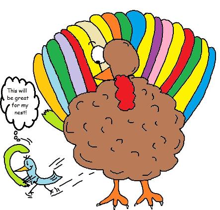 Thanksgiving turkey hiding turkey clipart page 2