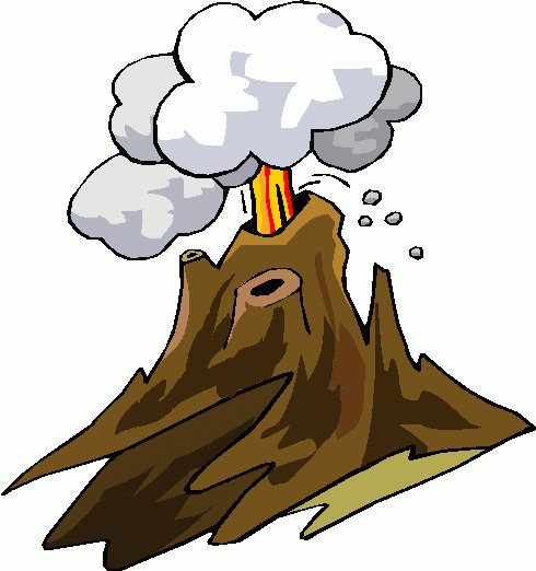 Volcano clip art free free clipart images 3