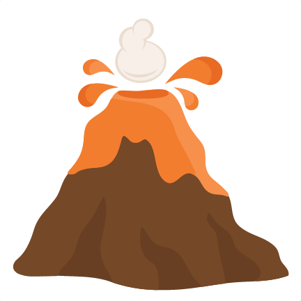 Volcano clip art image