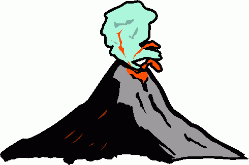 Volcano clipart free clipart images image