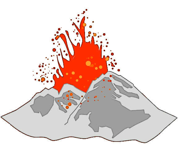 Volcano clipart the cliparts 2