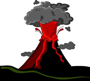 Volcano cliparts