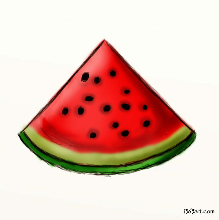 Watermelon clipart 4