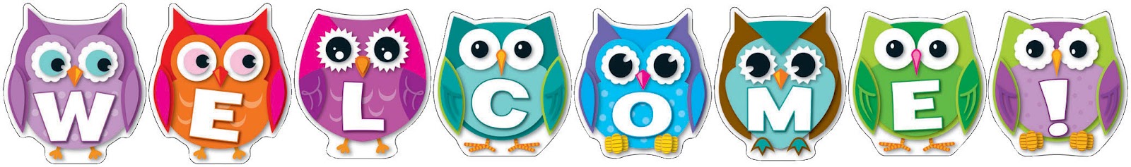 Welcome owl clipart