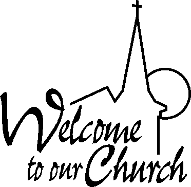 Welcome to our church clipart