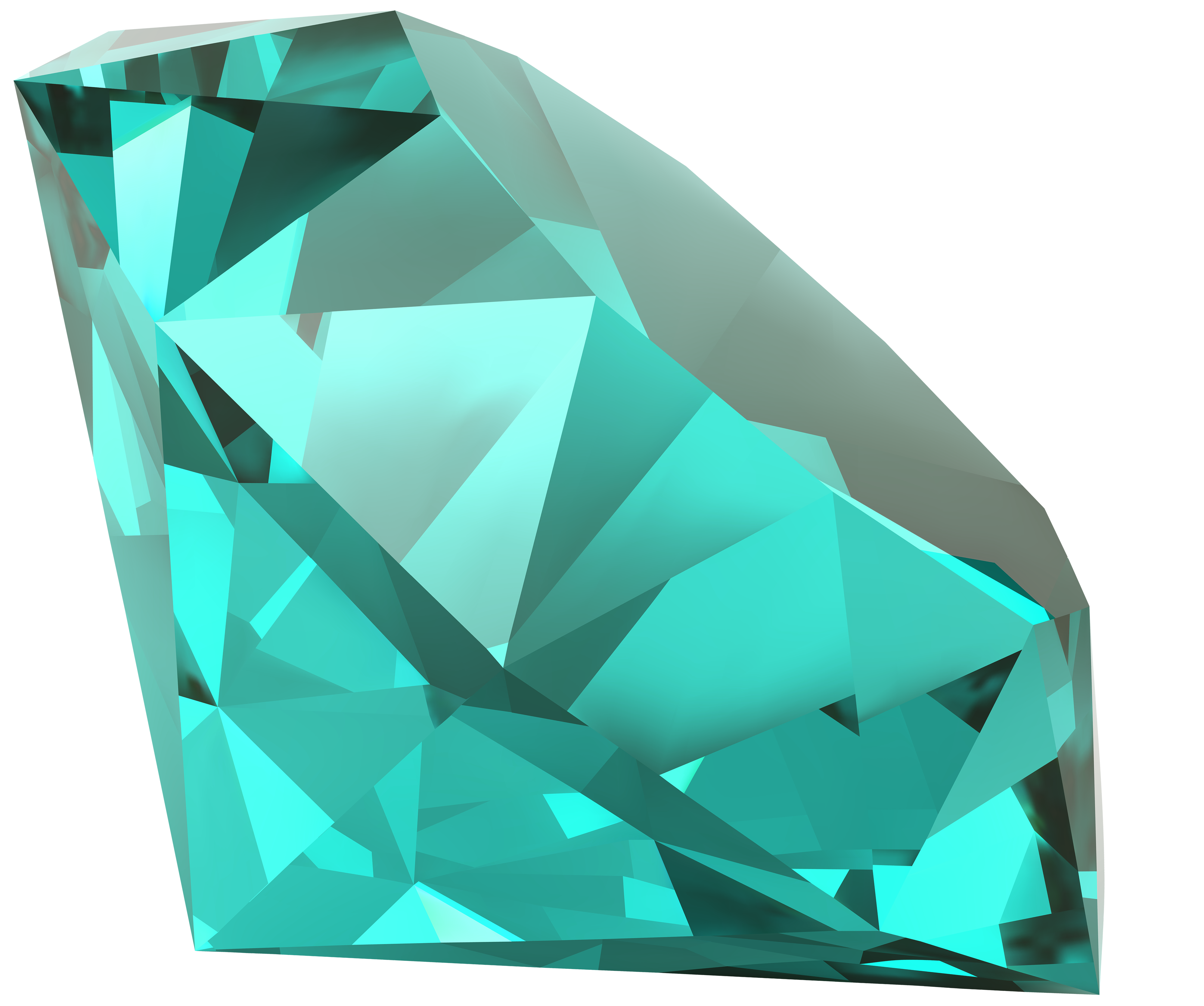 Blue diamond clipart web