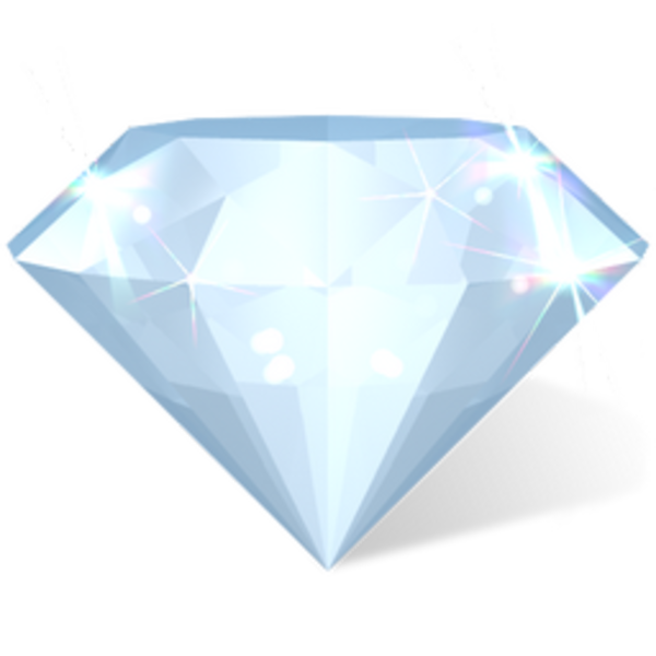 Cartoon diamond clipart