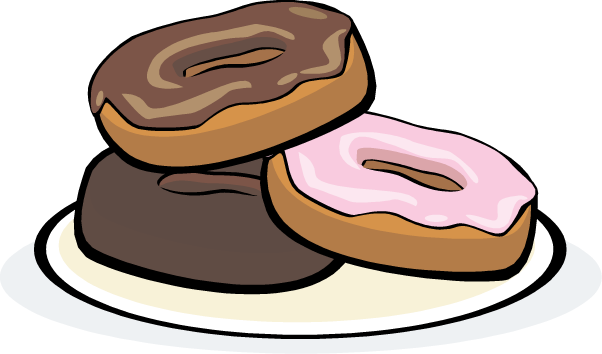 Cartoon donut clipart clipart kid 3