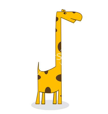 Clip art giraffe vector by lirch image vectorstock