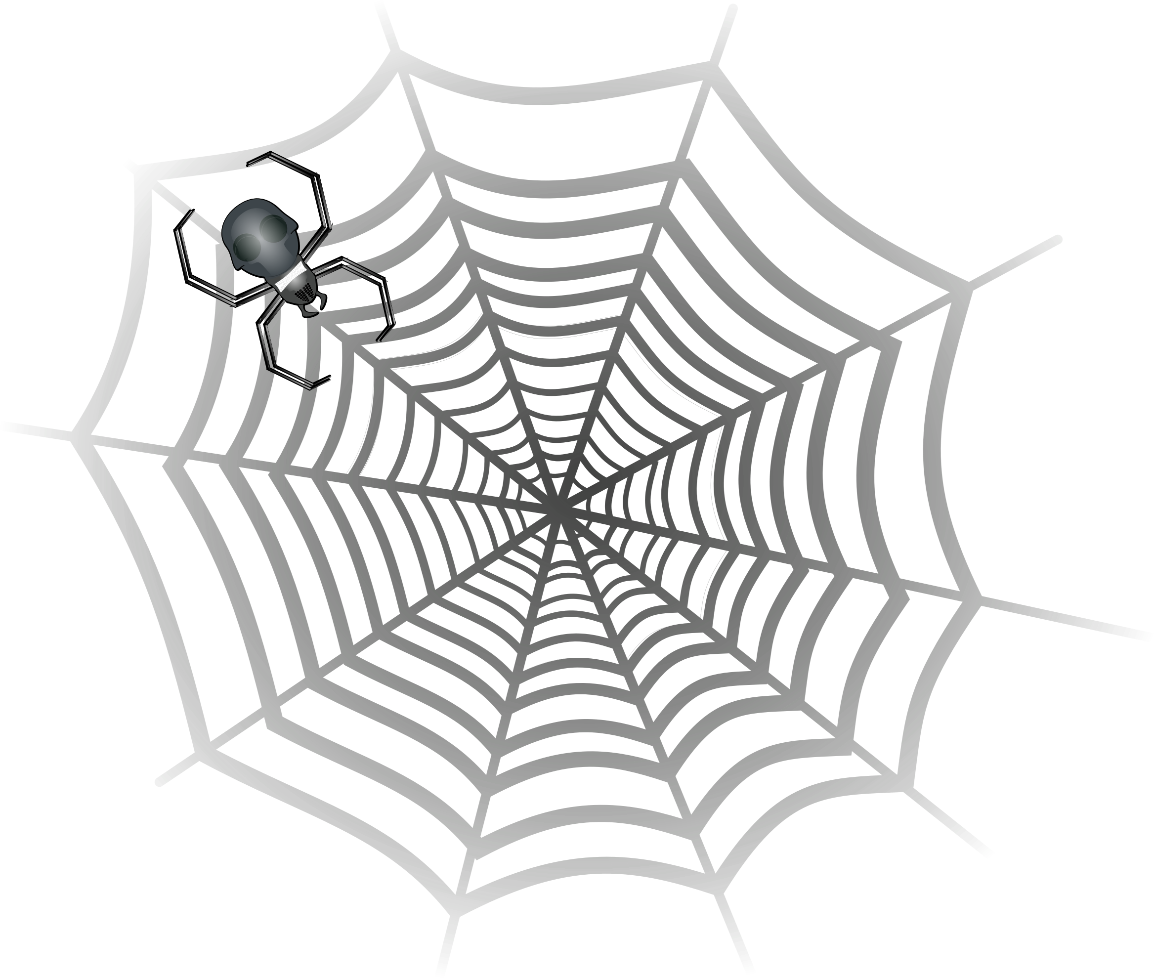 Clipart spider web