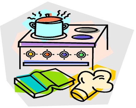 Cooking pots and pans clipart kid