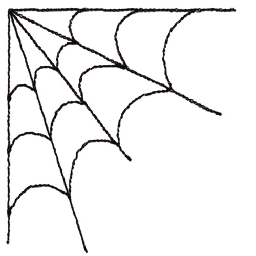 Corner spider web clipart free clipart images