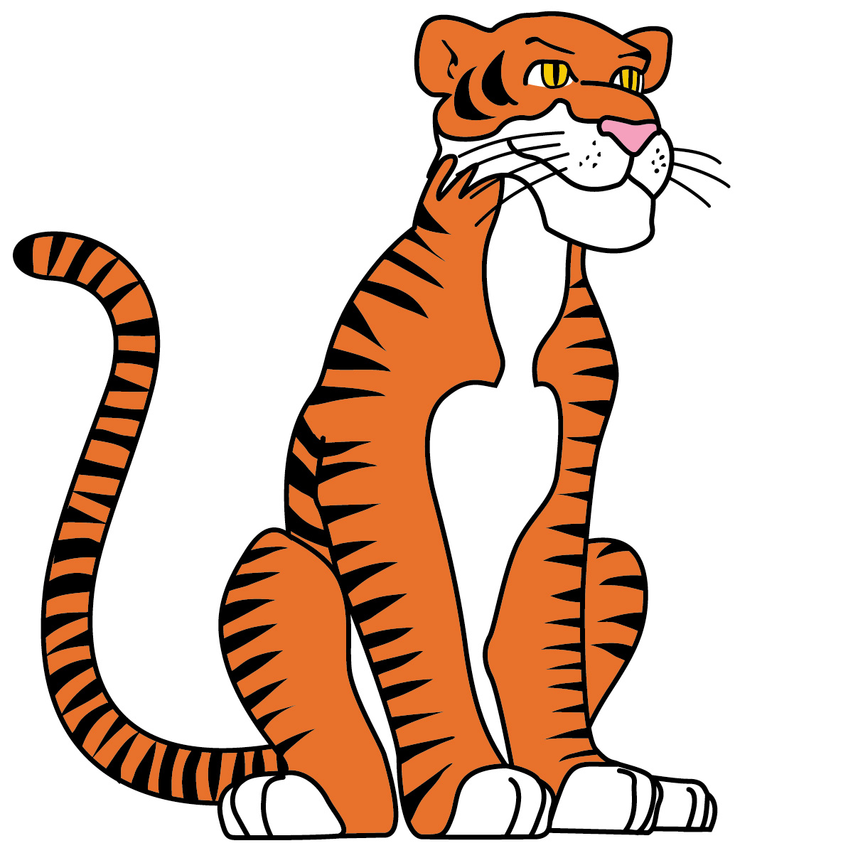 Cute baby tiger clipart free images