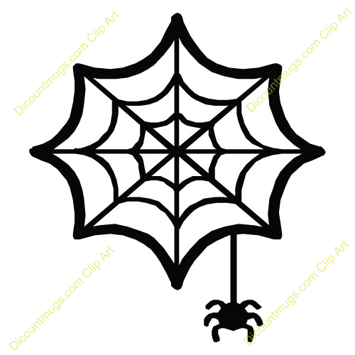 Cute spider web clipart free clipart images