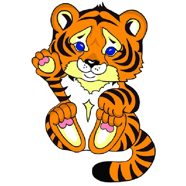Cute tiger clipart the cliparts