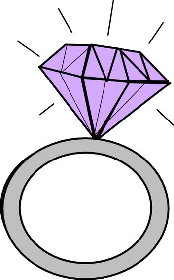 Diamond ring clip art clker vector clip art linked
