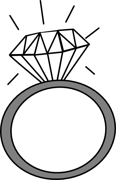 Diamond ring clipart free clipart images 2
