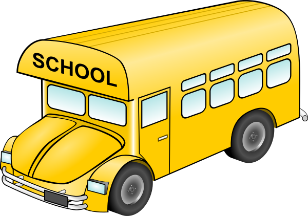 Free clip art school bus clipart images 4