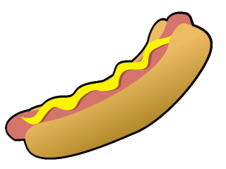 Free hot dog clip art