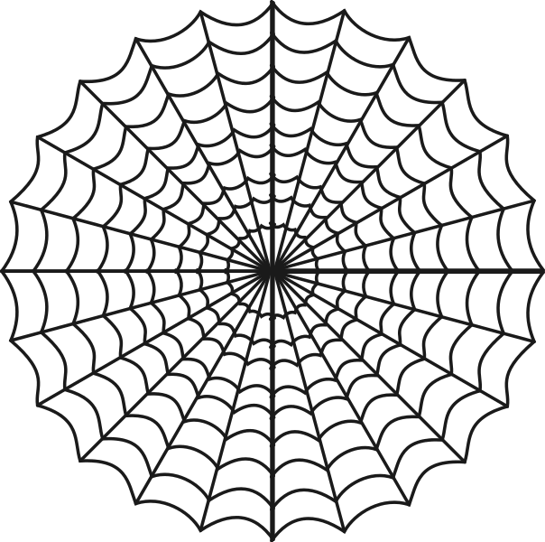 Free spider web clip art