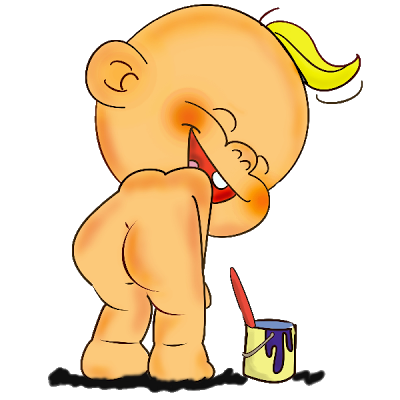 Funny baby clipart kid