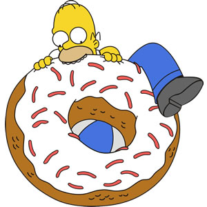 Funny donut clipart clipart kid